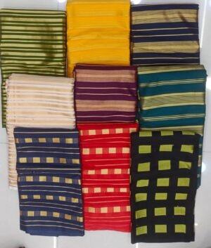cotton 40x60 chex and linning