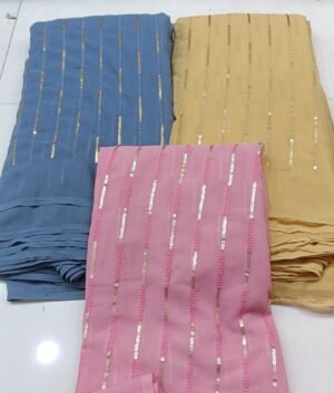Georgette seq +thred lines