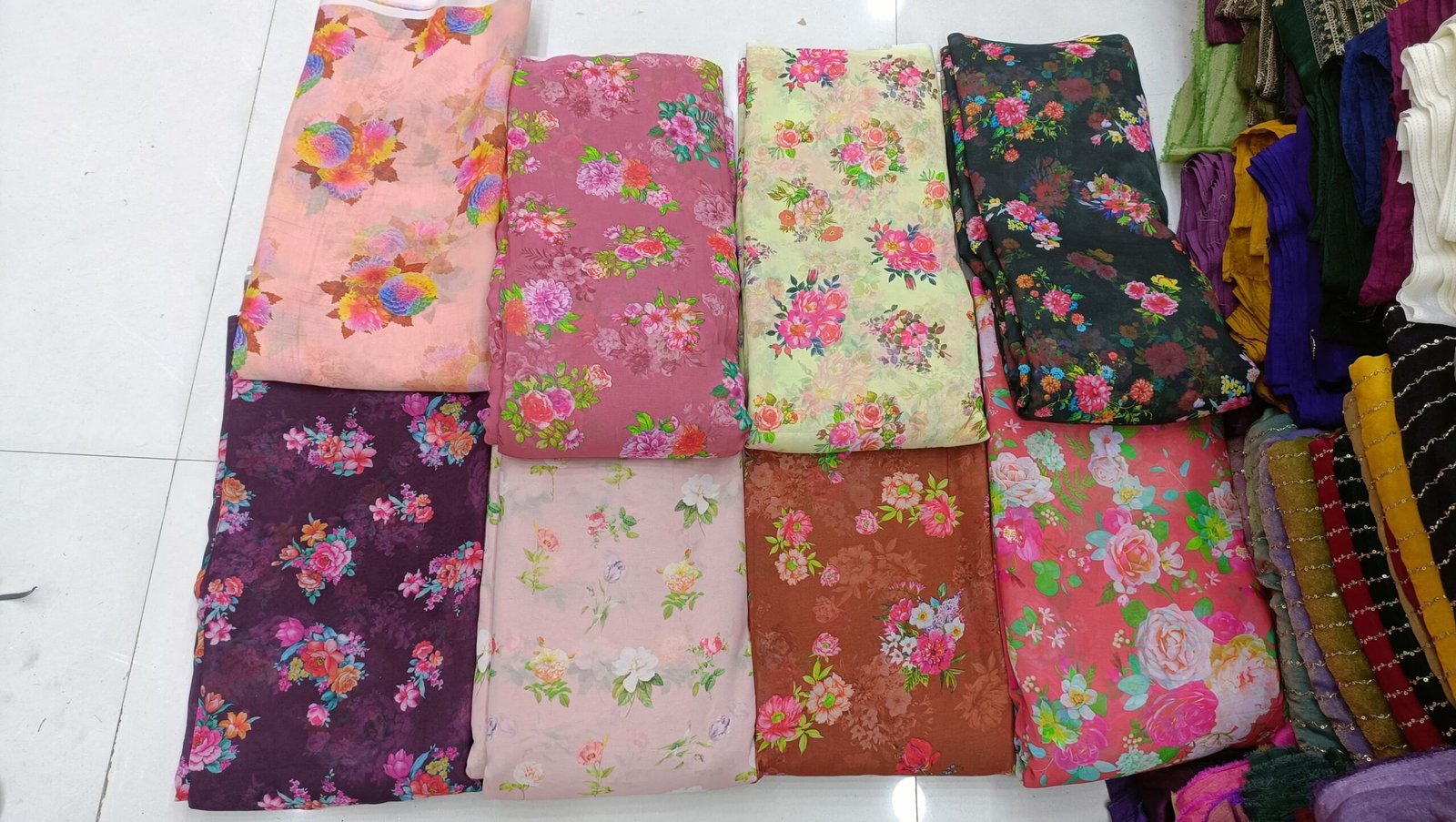 Georgette print