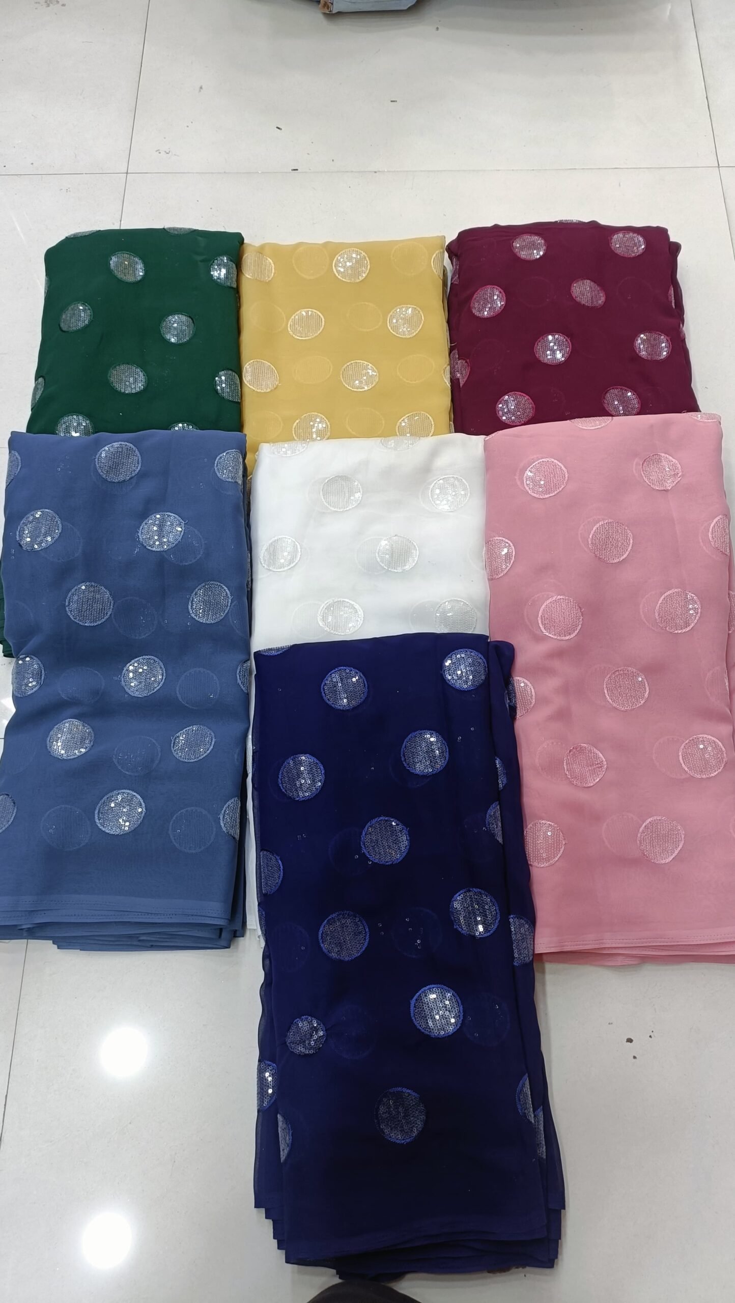 fox Georgette water seq gola