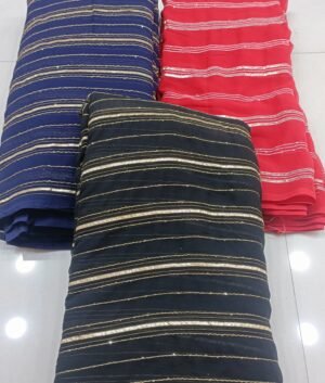Georgette gota patti line work panna 42 rate