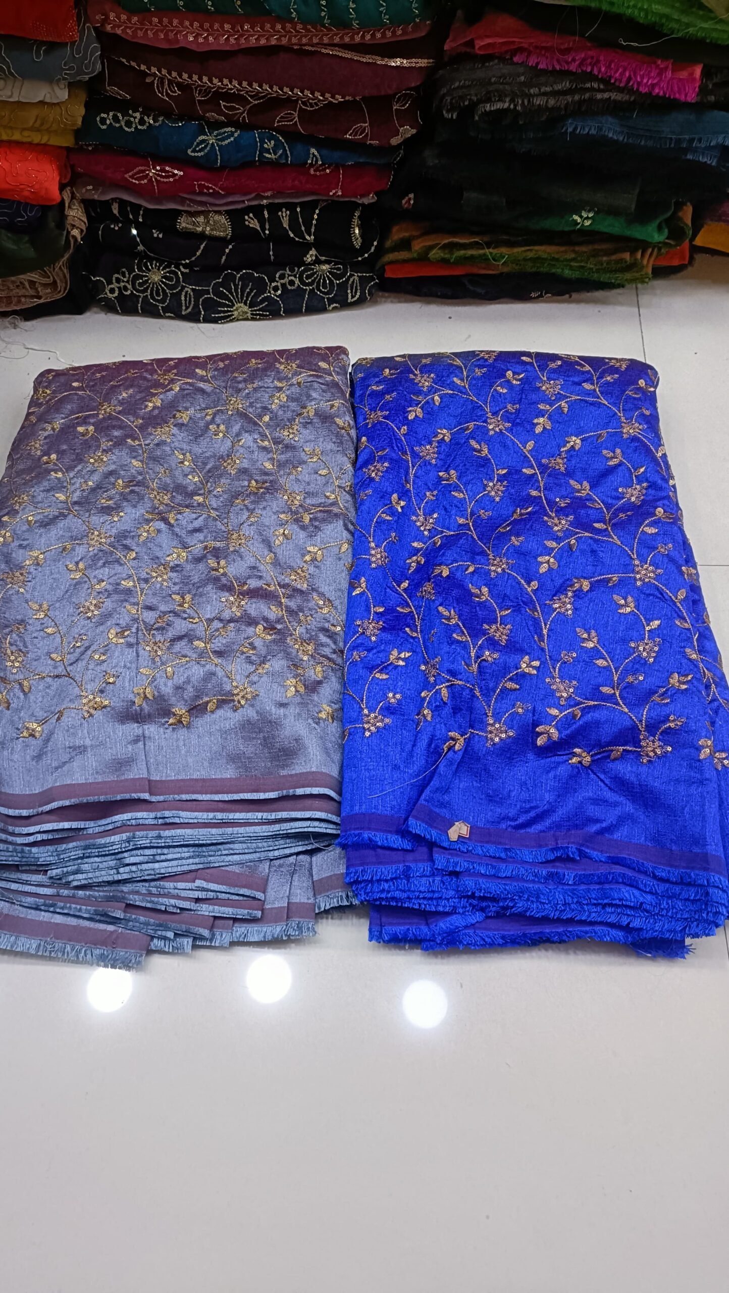 mulburry silk jaal work